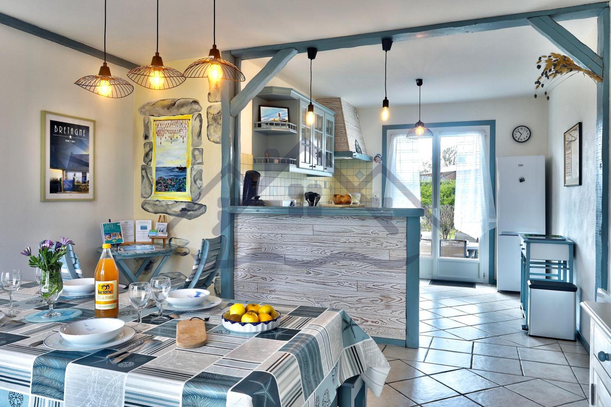 Localise - M3B - Souvenir Du Guil - Maison De Plain-Pied Avec Jardin Clos Au Guilvinec - Tout A Pied, Plages, Port, Centre, Commerces, Marche - Wif Inclus - Linge De Lit Inclus - Animaux Bienvenus מראה חיצוני תמונה